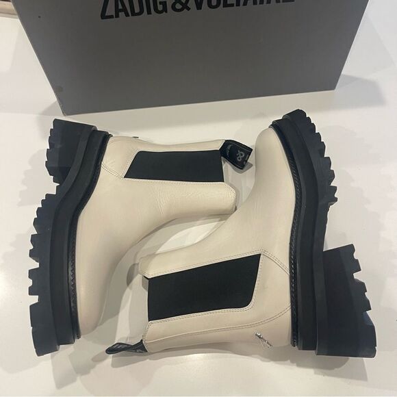 Zadig & Voltaire Chelsea Ride Boots NEW Size 37 - Picture 7 of 12